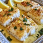 Baked Cod in Coconut-Lemon Cream Sauce