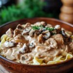 Irresistible Chicken Mushroom Stroganoff