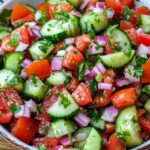 Mediterranean Cucumber Tomato Salad