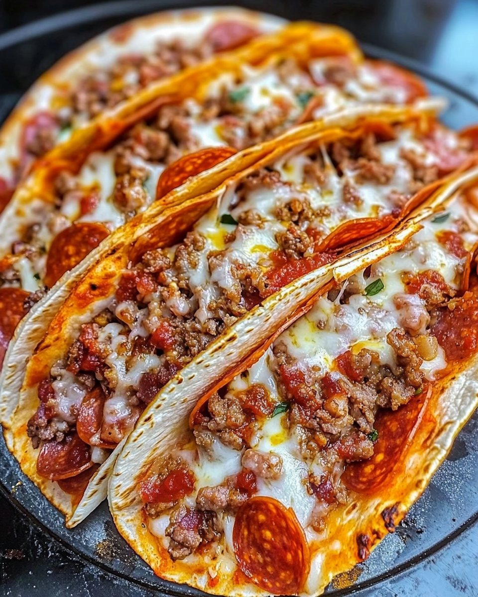Meat Lovers Pizza Tacos