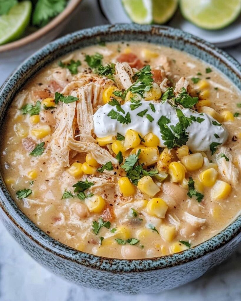 MEXICAN STREET CORN WHITE CHICKEN CHILI