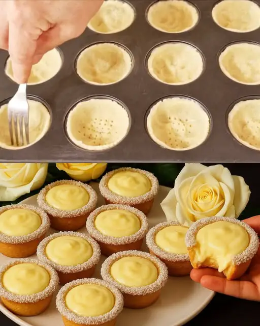 Vanilla Custard Coconut Shortbread Delight