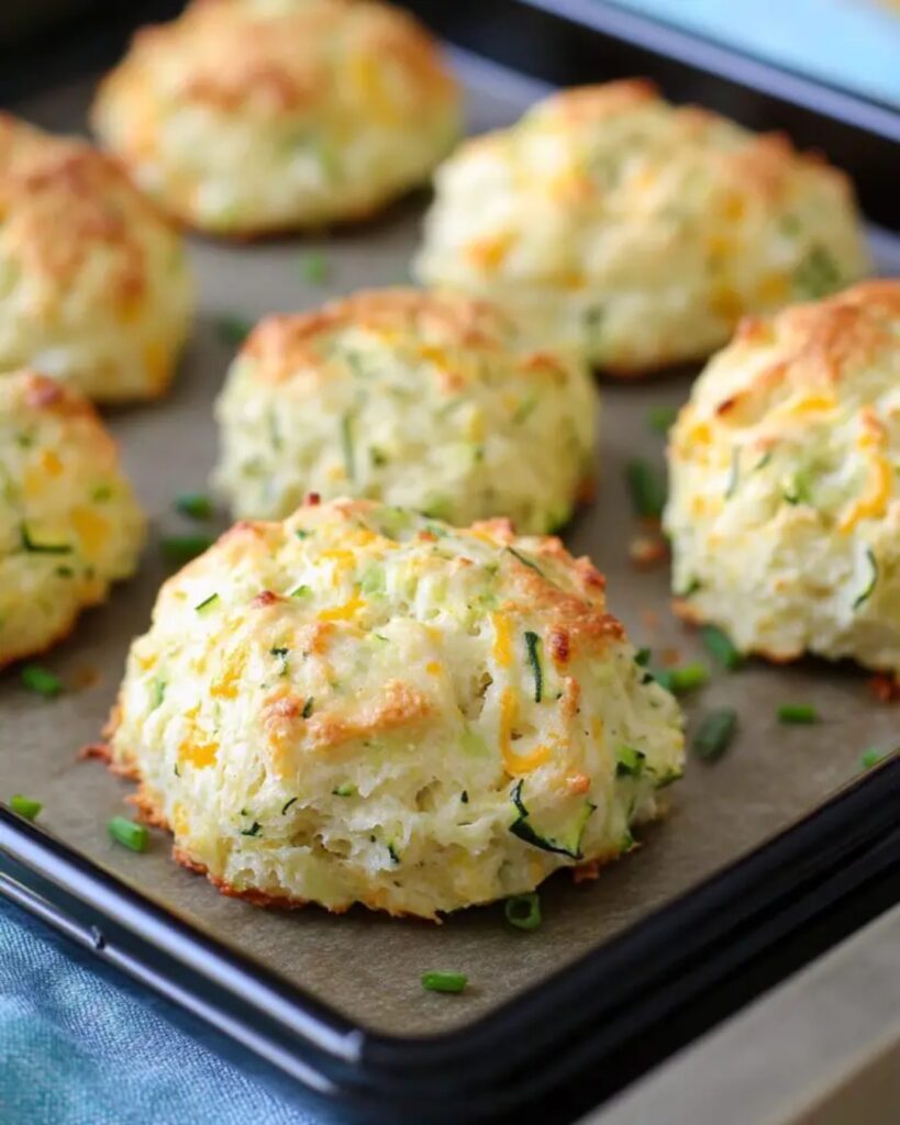 Zucchini Herb Drop Biscuits