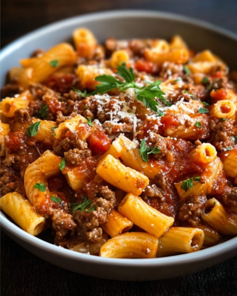Homemade Beefaroni