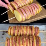 Potato and Sausage Skewers