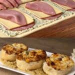 Ham & Cheese Puff Pastry Swirls with Creamy Mustard Dip