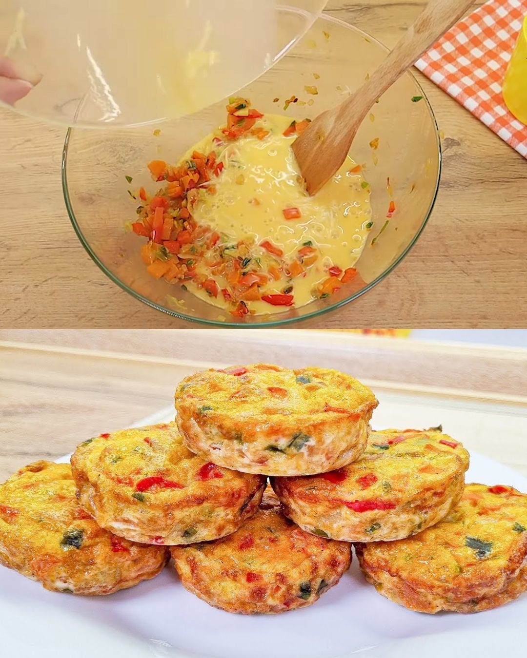 Baked Vegetable Egg Muffins