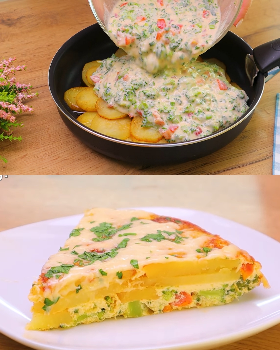 Golden Potato Pancakes with Carrot and Cheese