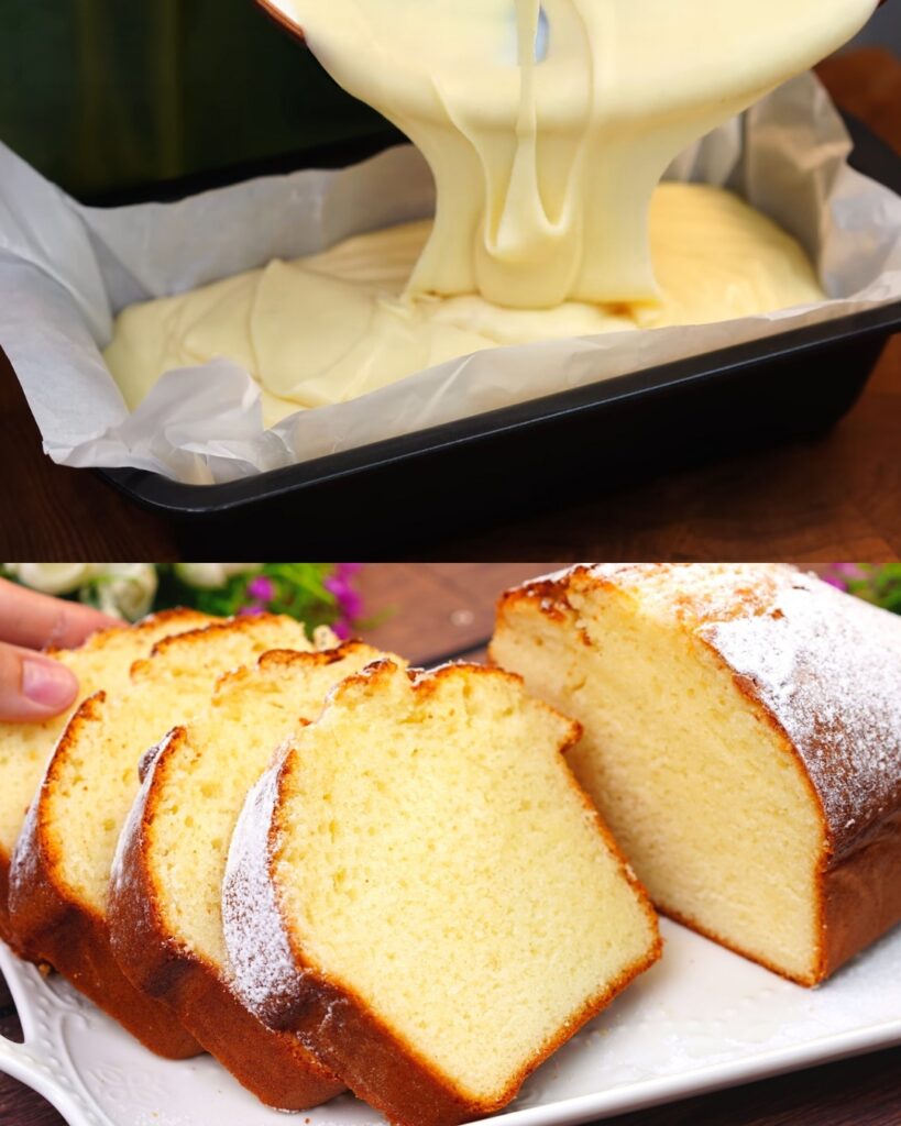 Lemon Condensed Milk Cake