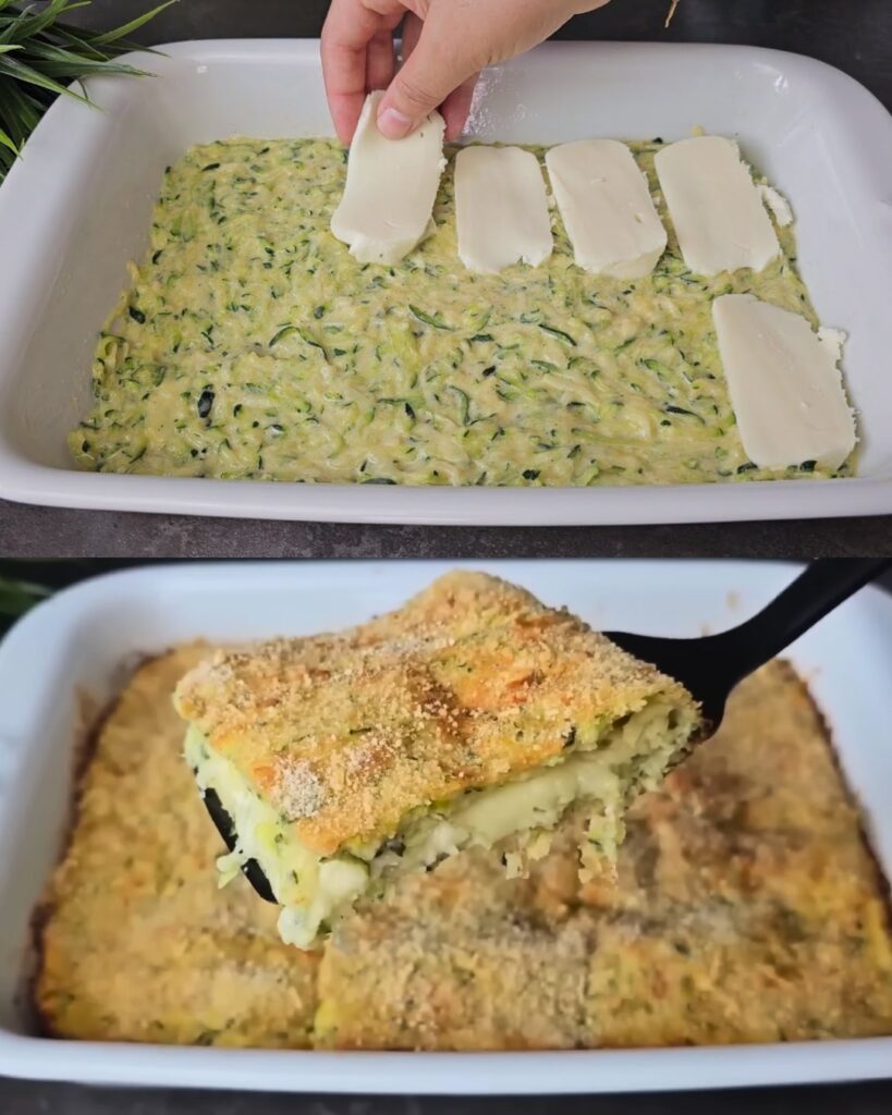 Baked Zucchini and Potato Cheese Bake
