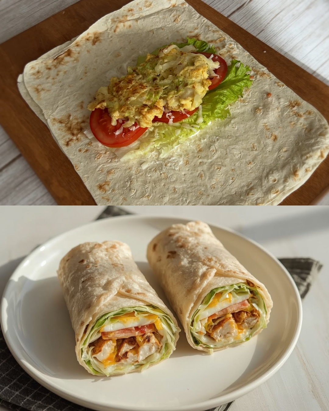 Chicken Cabbage Wrap