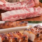 Tender Baked Pork Spare Ribs with Creamy Potato Salad