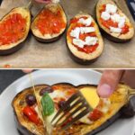 Baked Eggplant with Cherry Tomatoes and Buffalo Mozzarella