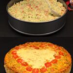 Creamy Broccoli and Pork Neck Bake with Mozzarella