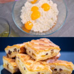 Cottage Cheese and Raisin Tart with Sour Cream Glaze