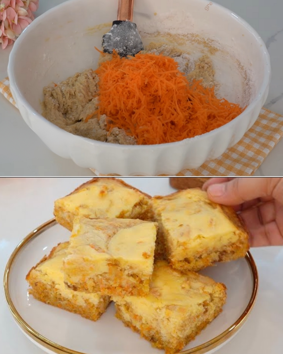 Carrot Cheesecake Bars