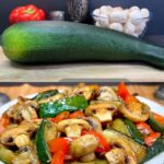 Creamy Zucchini and Mushroom Stir-Fry with Parmesan and Dill