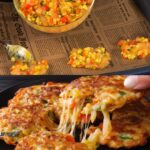 Cheesy Baked Chicken Fillet with Rice Flour and Veggies