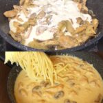 Creamy Chicken and Mushroom Spaghetti