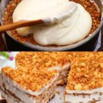 No-Bake Layered Cake with Cooked Sour Cream Frosting