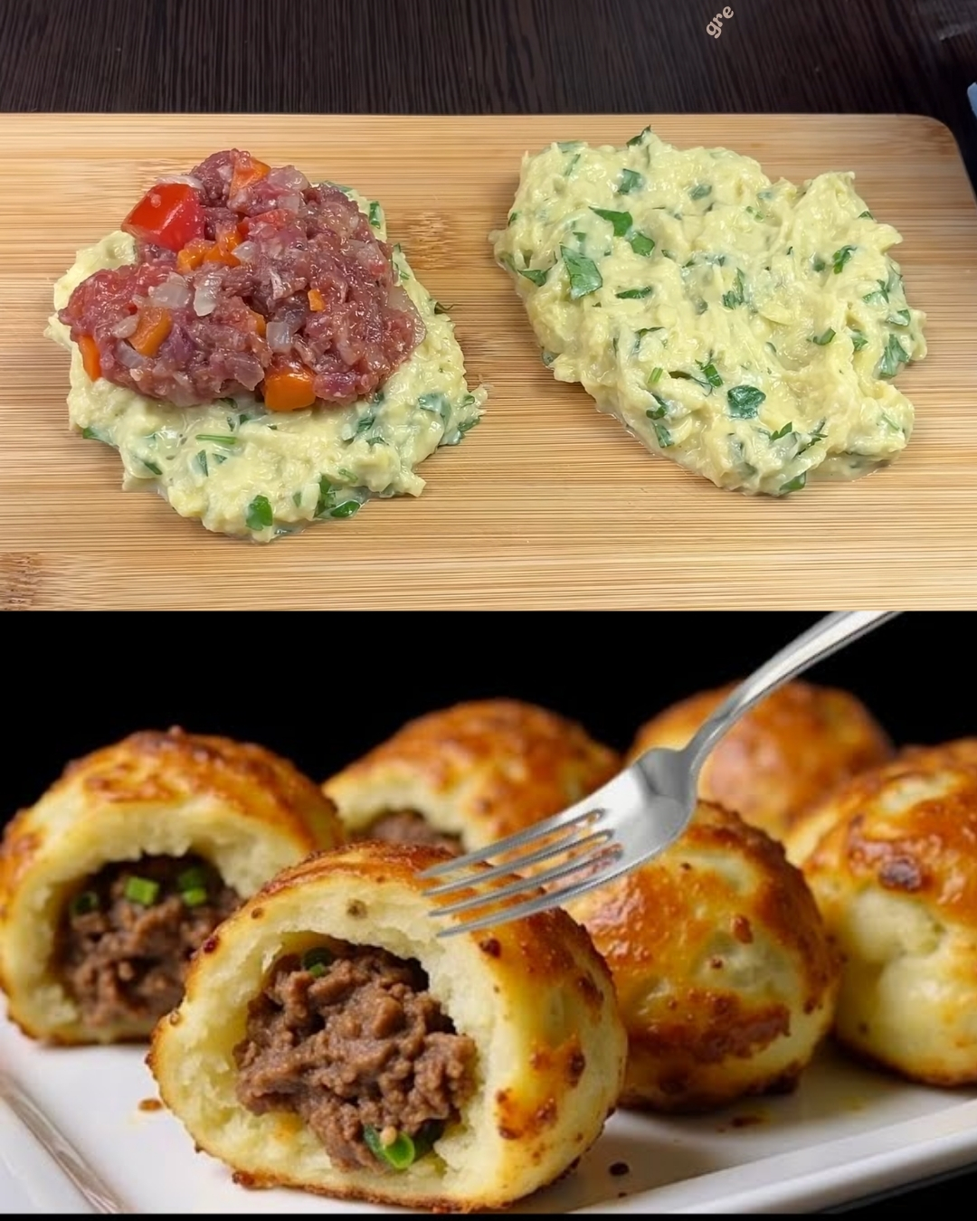 Potato Mince and Cheese Bake