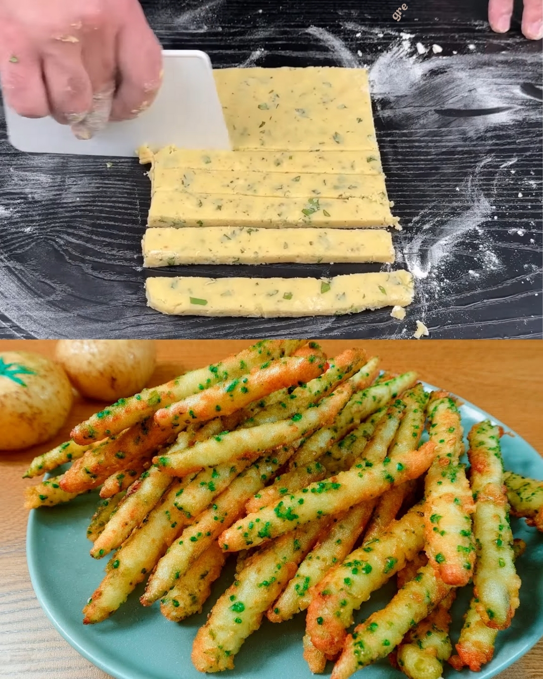 Cheesy Garlic Potato Patties with Chili Mayo Dip