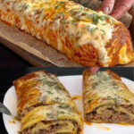 Cheesy Potato and Ground Meat Bake with Vegetables