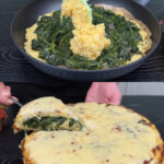 Spinach and Cheese Stuffed Potato Patties