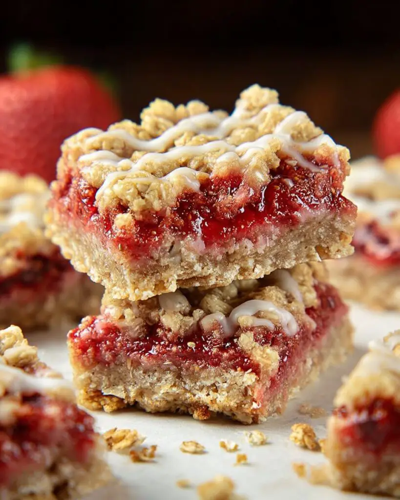 Strawberry Oatmeal Bars