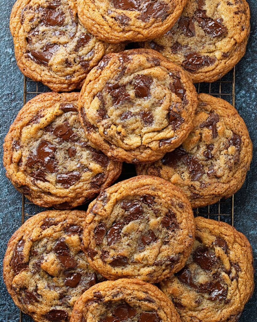 Crispy Chewy Chocolate Chip Cookies