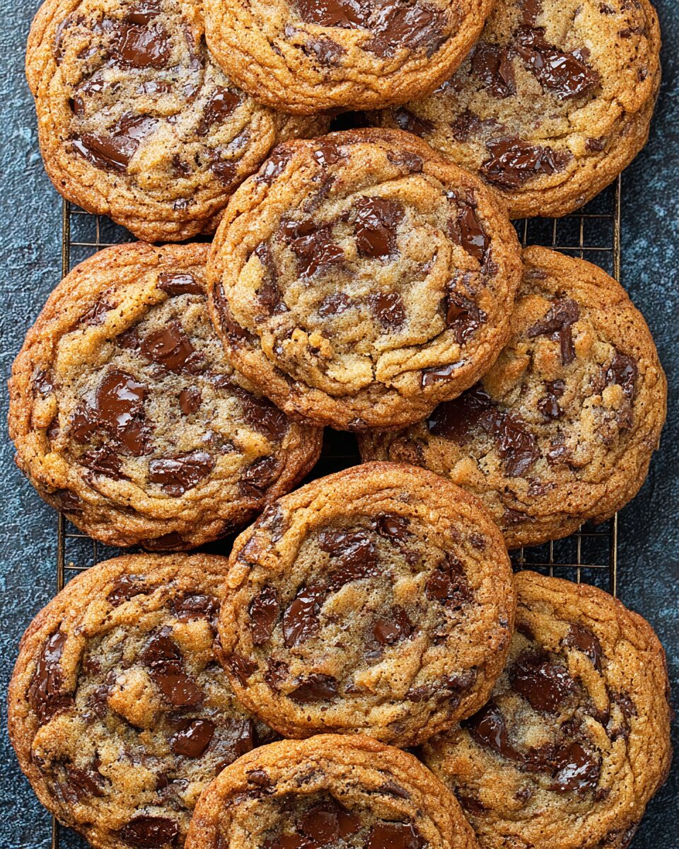Crispy Chewy Chocolate Chip Cookies