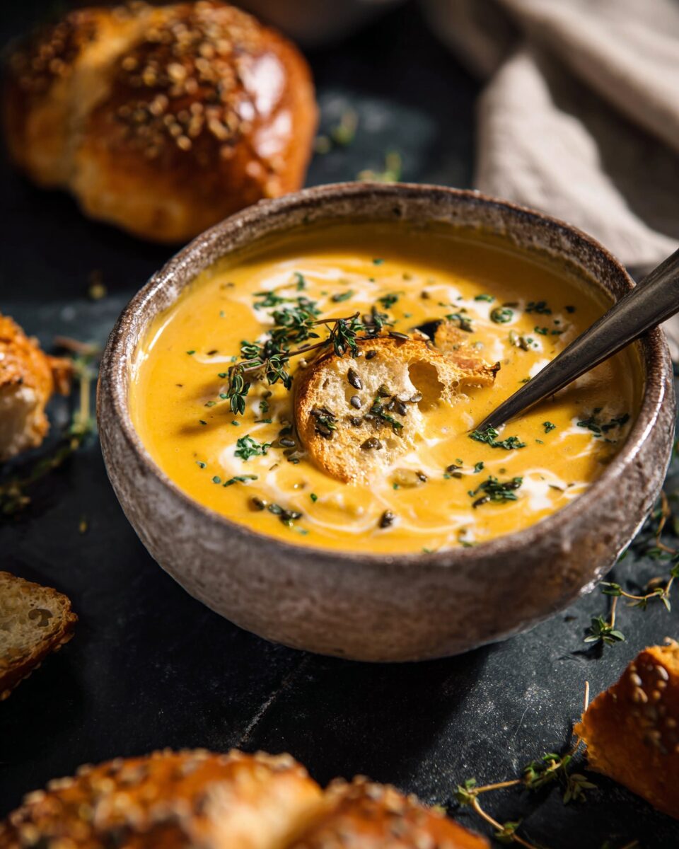 Butternut Squash Beer Soup