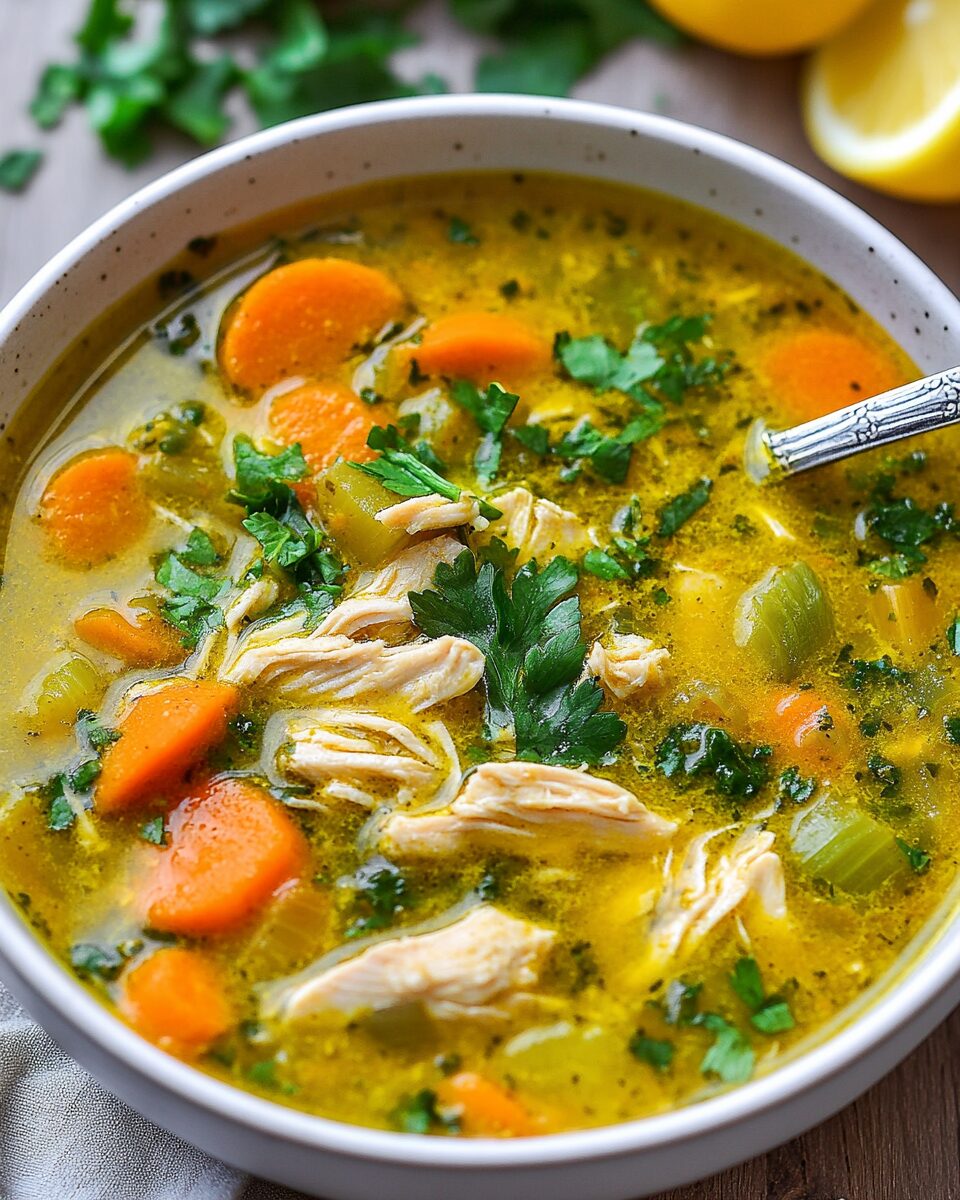 Turmeric Chicken and Vegetable Soup