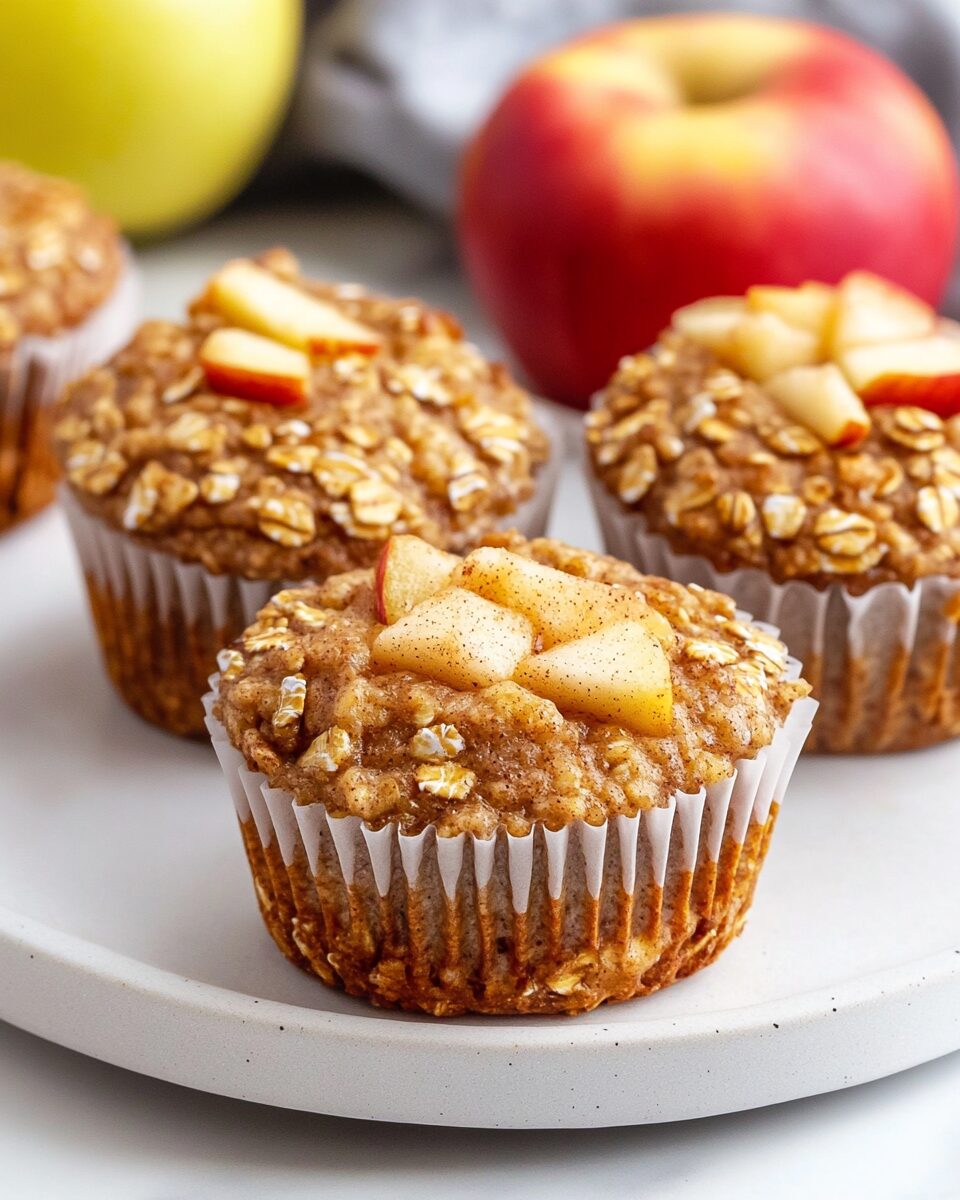 Apple Cinnamon Protein Muffins