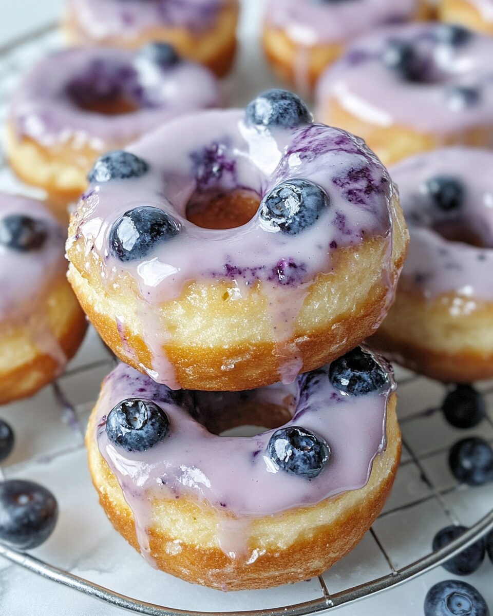 Vegan Blueberry Donuts