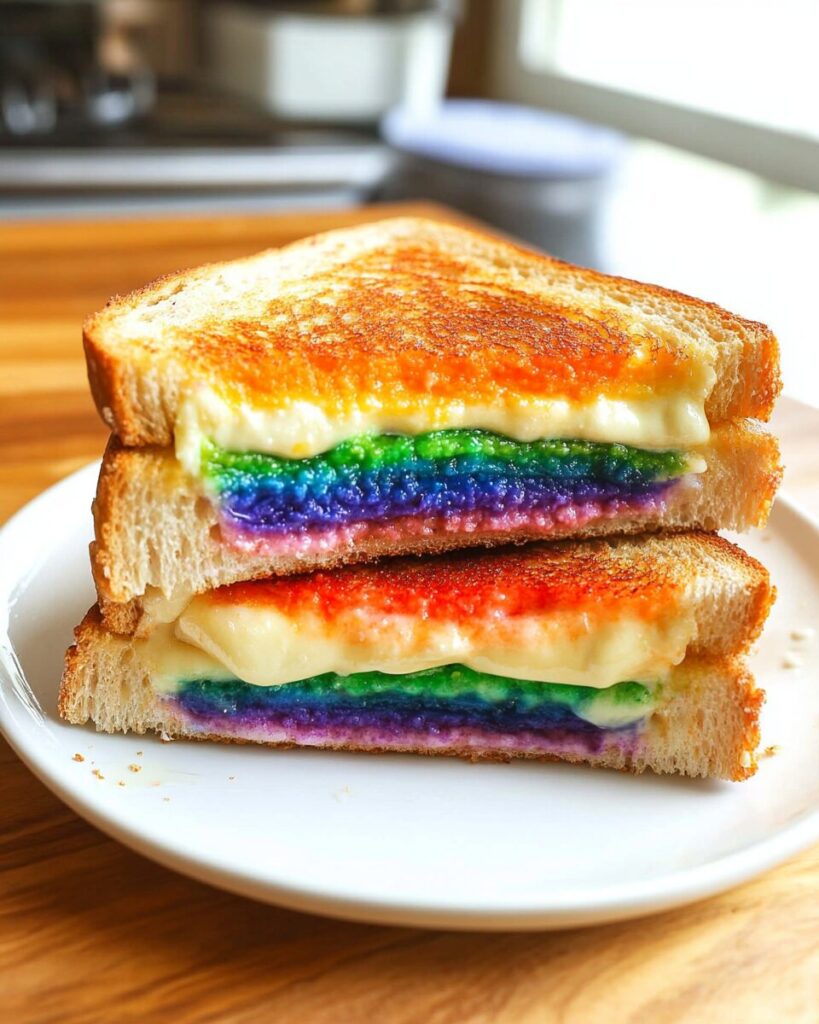 Rainbow Grilled Cheese