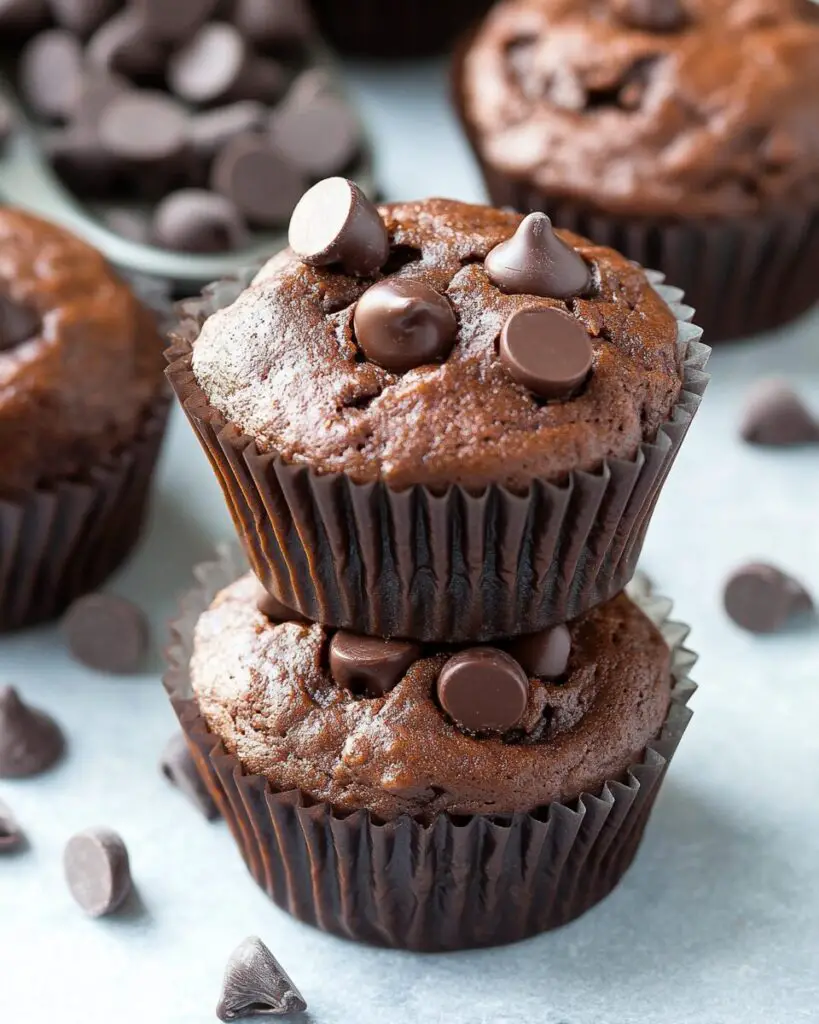 Chocolate Black Bean Blender Muffins