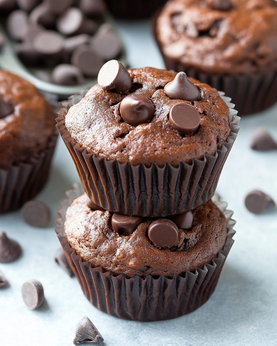 Chocolate Black Bean Blender Muffins