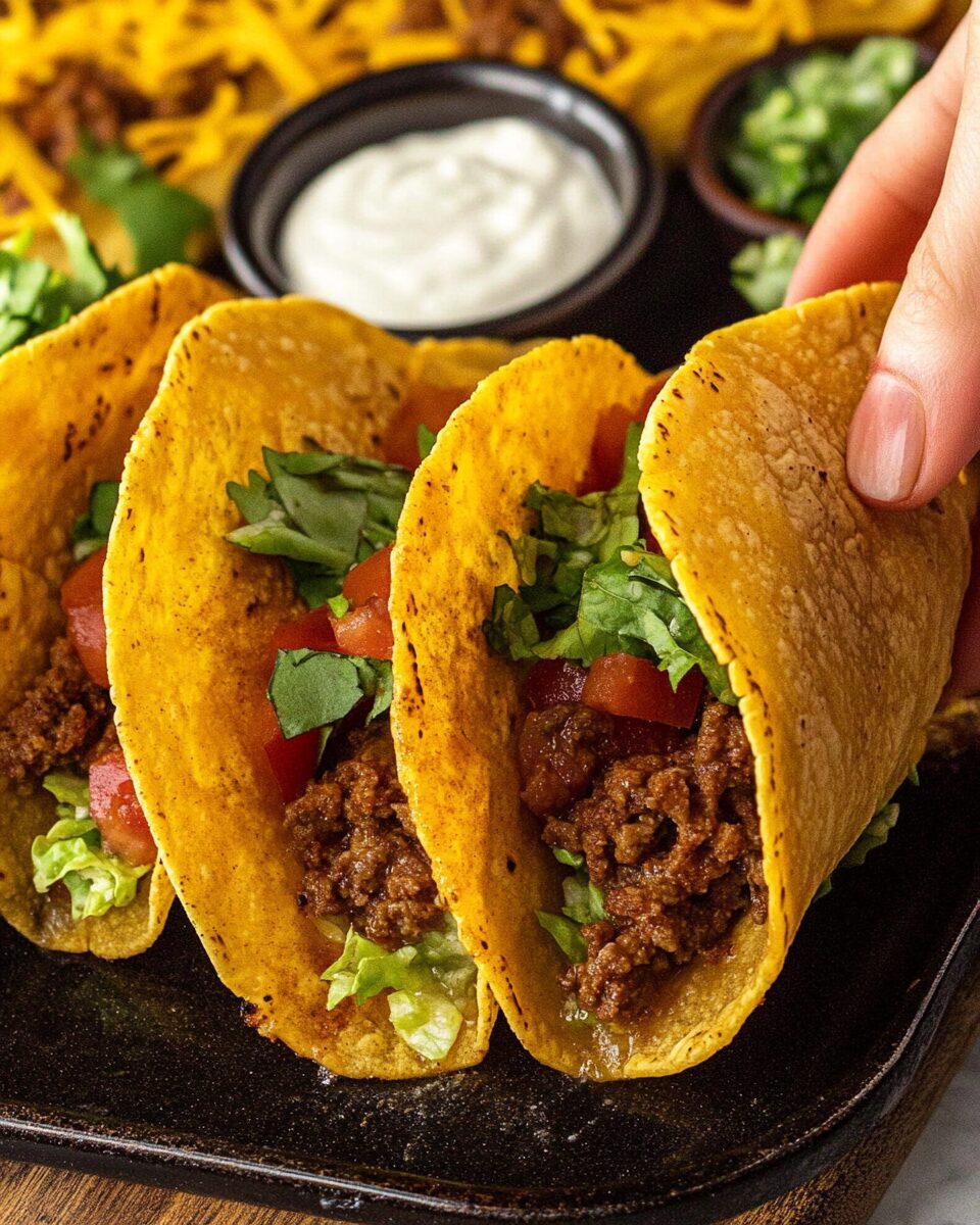 Crispy Ground Beef Tacos