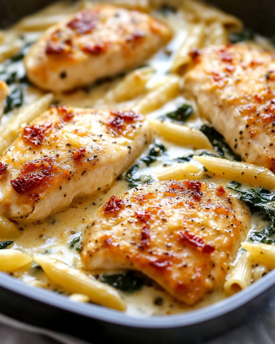 Creamy Tuscan Chicken Pasta