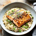 Japanese-Style Risotto with Seared Salmon