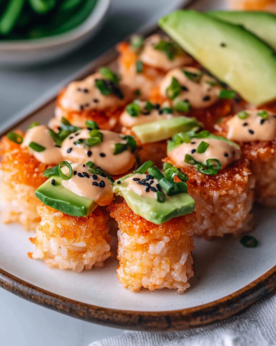 Salmon Crispy Rice Bites