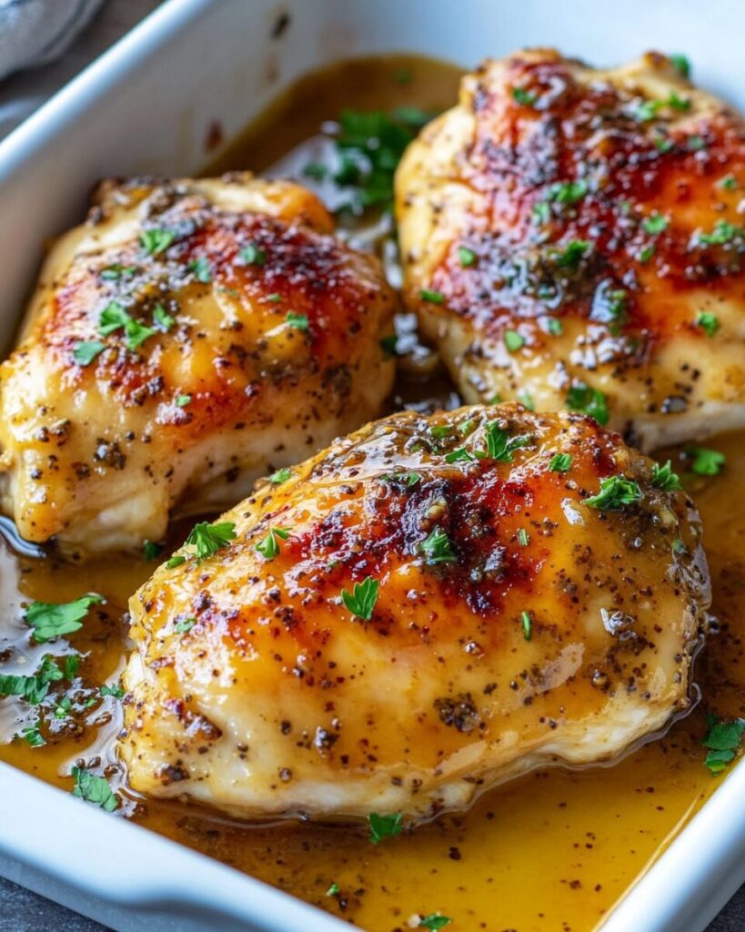 Easy Baked Honey Dijon Chicken