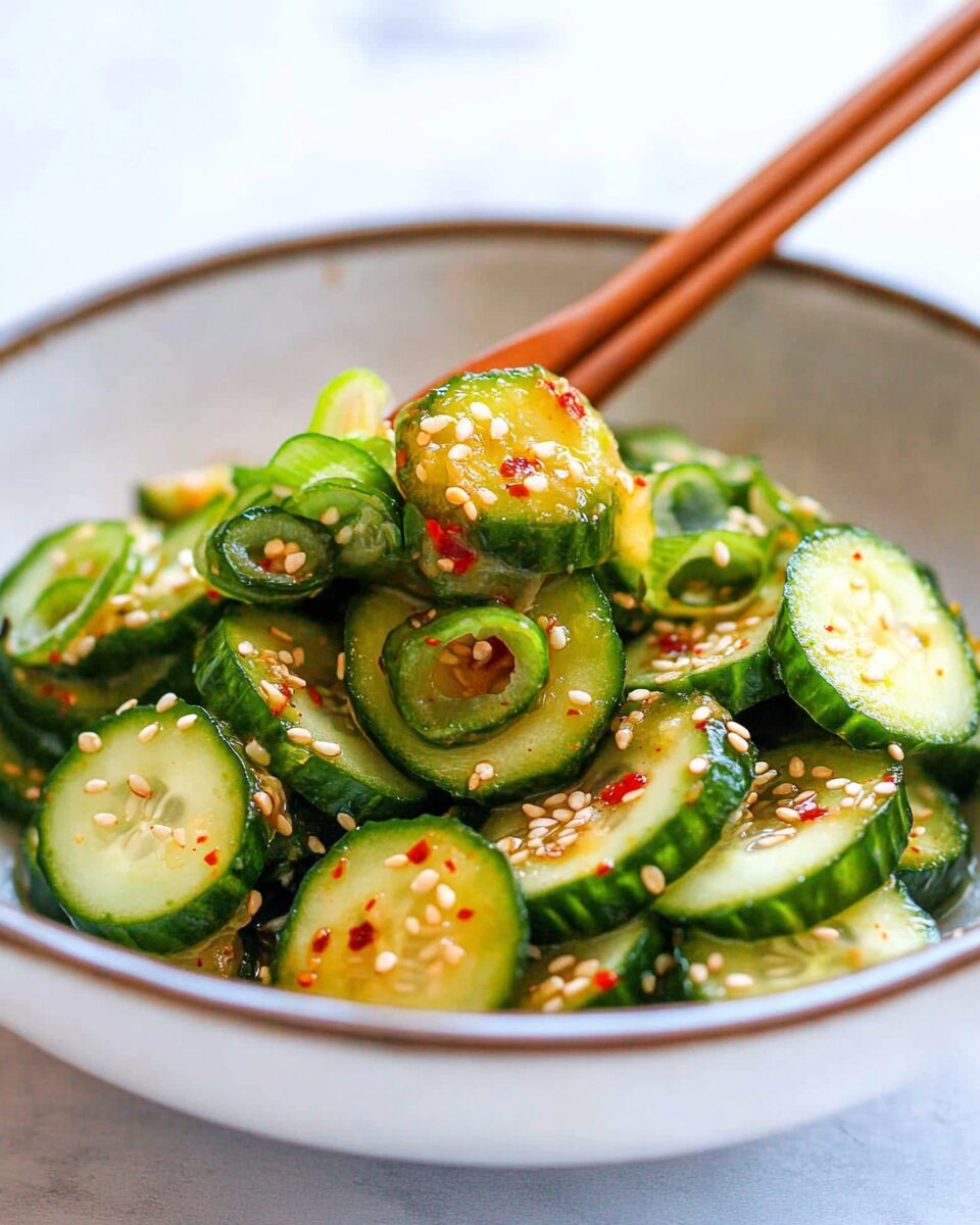Spicy Korean-Style Cucumber Salad