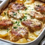Smothered Pork Chop & Scalloped Potato Casserole