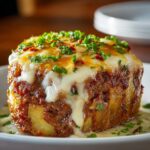 Loaded Potato and Meatloaf