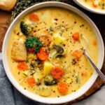 One Pot Creamy Vegetable Soup
