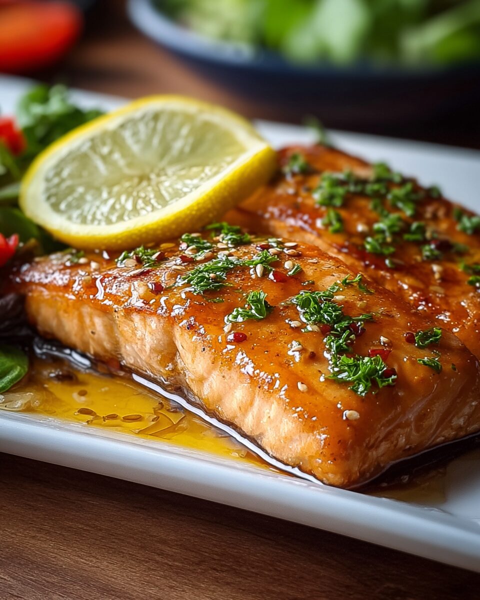 Texas Roadhouse Style Baked Salmon