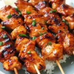 Korean Chicken Skewers