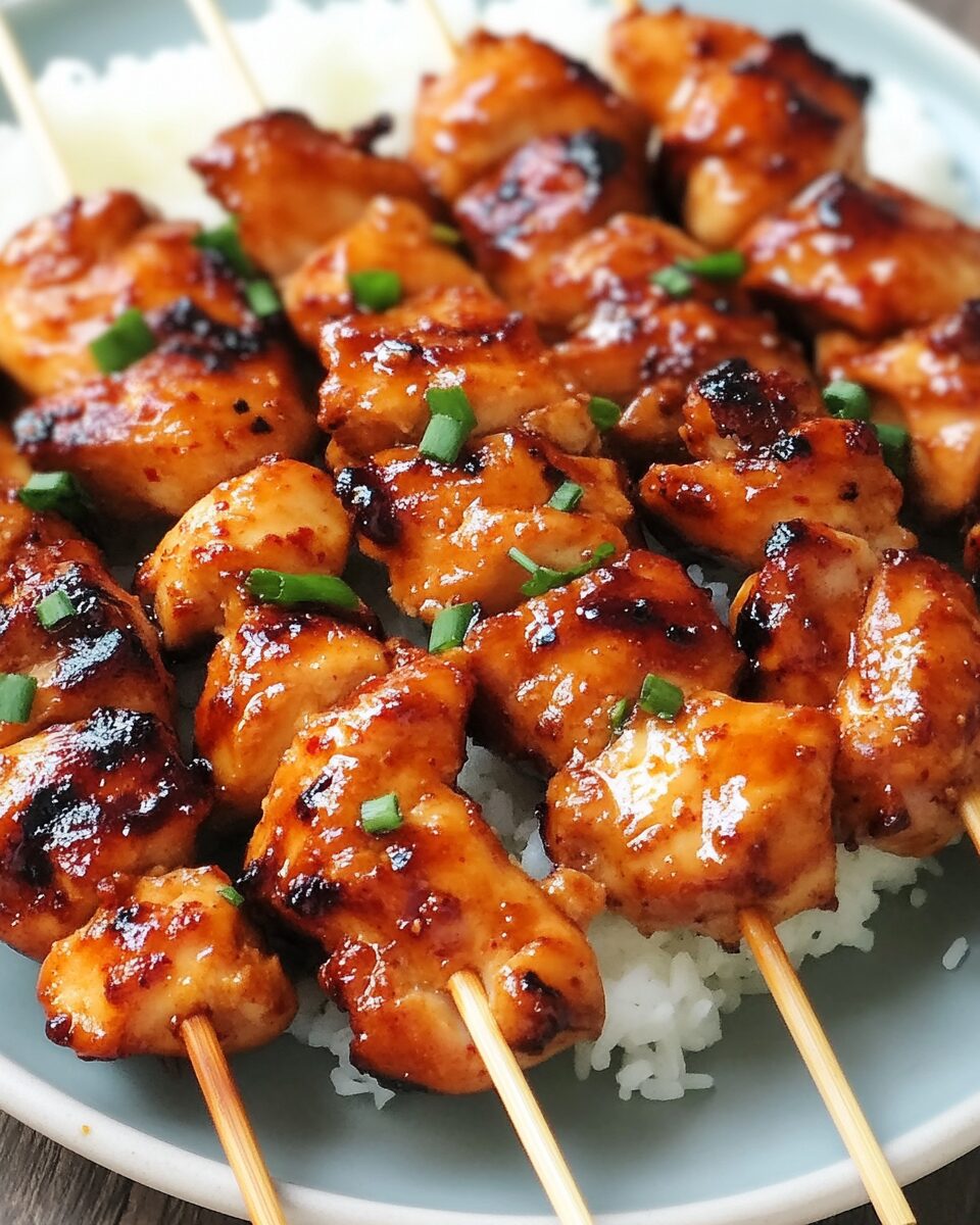 Korean Chicken Skewers
